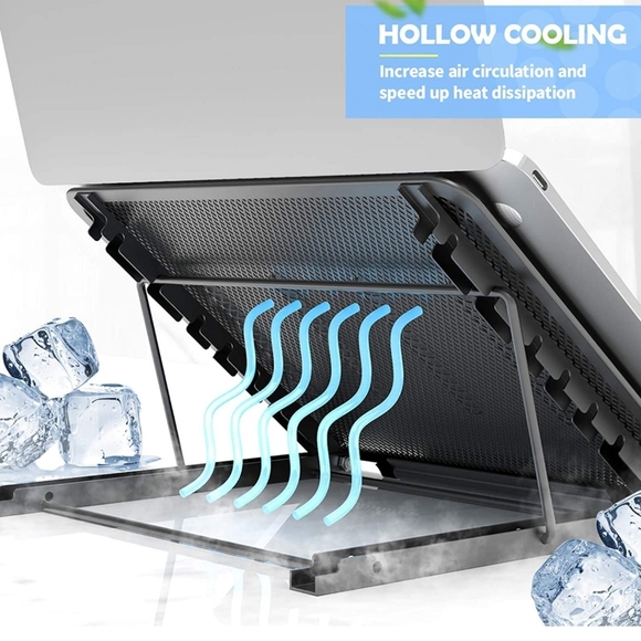 Laptop Holder - Foldable Portable Ergonomic - Size M - Picture 3 of 10